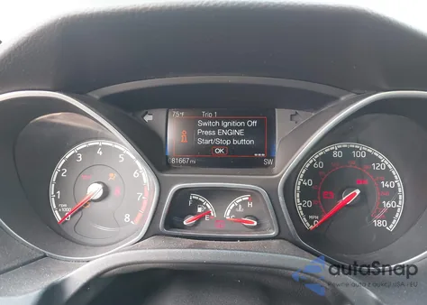 2016 Ford Focus St из США, поврежденный, VIN 1FADP3L97GL211901